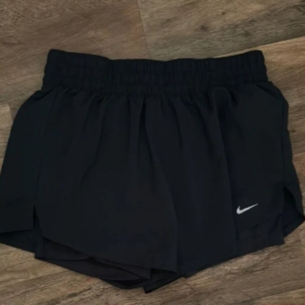 Nike Blue Athletic Shorts with Built-in Spandex Shorts